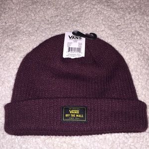New with tags Vans Burgundy Beanie